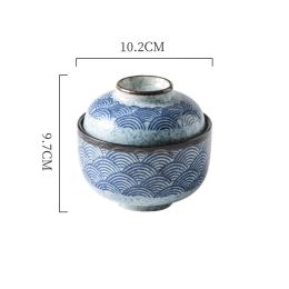Household Dessert Japanese Ceramic Stew Bowl