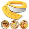 Pizza Knife; Knife; Equipped With Sharp Stainless Steel Blade; Easy To Clean; Is Also A Safe Pizza Slicing Machine; With The Blade Cover - 1pc