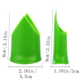 1pc/Pack; Green Peppers; Tomatoes; Fruit And Vegetable Corer - Green