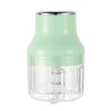 1pc Household Small Electric Garlic Masher; Garlic Chopper; Wireless Vegetable Mincer; Portable Mini Food Processor; Kitchen Gadgets - Green