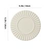 Eco Friendly Silicone Heat Insulation Pad Table Mat - Beige - 16*16cm 100g