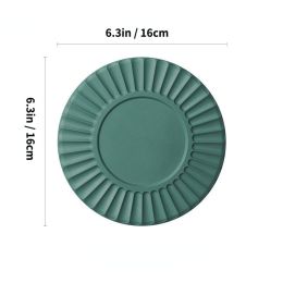 Eco Friendly Silicone Heat Insulation Pad Table Mat - Green - 16*16cm 100g
