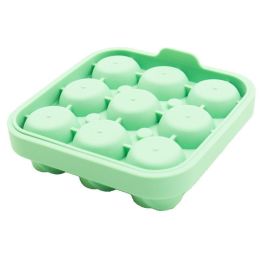 1pc; Frozen Ice Rose Mold; Food Grade Silicone Cork Block Ice Box Ice Cream Maker Household Grinder - Green - Food Grade Silicone