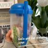 1pc Salad Cup; Household Salad Cup; Portable Salad Cup; Lunch Cup - Blue