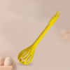 1pc; Multifunctional 3-in-1 Egg Whisk Food Holder Noodle Holder Baking Tool Egg Stirrer Manual Whisk 1 Pack 11.02''Ã—2.76'' - Yellow