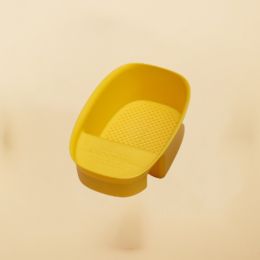2pcs Creative Kitchen Saddle Type Drain Basket Sink Kitchen Waste Drain Hanging Basket Pool Vegetable Drain Rack Storage Rack Blue - yellow
