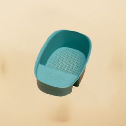 2pcs Creative Kitchen Saddle Type Drain Basket Sink Kitchen Waste Drain Hanging Basket Pool Vegetable Drain Rack Storage Rack Blue - blue