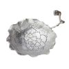 Tin Lotus Tea Strainer Handmade Tea Infuser Chinese Style Tea Strainer Tea Filter Kung Fu Tea Accessory,Silver - Default