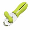 Manual Can Opener Multi-Function 4-in-1 Stainless Steel Handy Can Bottle Opener Ergonomic Anti Slip Grip Handle Kitchen Tools - green