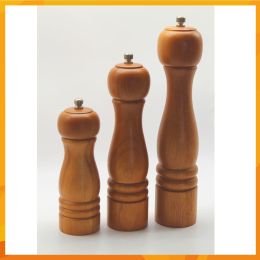 Wooden Manual Pepper Grinder with High Efficiency - 5 inch
