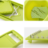 Multifunctional vegetable cutter kitchen tool grater potato radish grater - green