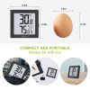 HIGH PRECISION HYGRO-THERMOMETER - Black