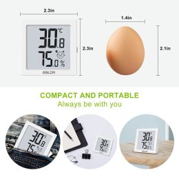 HIGH PRECISION HYGRO-THERMOMETER - white