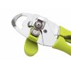 Manual Can Opener Multi-Function 4-in-1 Stainless Steel Handy Can Bottle Opener Ergonomic Anti Slip Grip Handle Kitchen Tools - green
