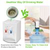 Electric Water Bottle Dispenser Rechargeable Automatic Drinking Water Bottle Pump For 2-5 Gallon Bottle - White