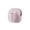 Dish Washing Sponge Wall Mount Self adhesive PP Handle Scrubber Kitchen Dishwasher Tool - pink