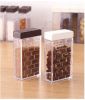 Spice Shaker Jars, Seasoning Shaker Box Set, Condiment Storage Containers Kitchen Organizer - White