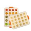1pc 20 Cavity Jelly Tray; Food Grade Nonstick Silicone Mold; Pudding Fruit Ice Cube Mold; Kitchen Cooking Tools - Dark Gay