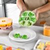 1pc Silicone Jelly Pudding Mold; Non-stick Food Grade Silicone Mold; Reusable Cake Mold Ice Cube Mold; DIY Baking Tools - Blue