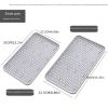 1pc Double Layer Drainer Tray; Dish Drying Rack; Cup Storage Tray; Fruit Vegetable Water Drain Rack; Kitchen Gadgets - Small