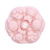 1pc Silicone Jelly Pudding Mold; Non-stick Food Grade Silicone Mold; Reusable Cake Mold Ice Cube Mold; DIY Baking Tools - Blue