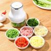 1pc Household Small Electric Garlic Masher; Garlic Chopper; Wireless Vegetable Mincer; Portable Mini Food Processor; Kitchen Gadgets - Pink