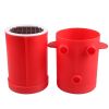 2-in1 Potato Fries Maker Potato Slicers French Fries Maker Cutter & Microwave Container No Deep-Fry to Make Healthy Fries Microwavable Safe - Red
