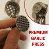 Garlic Press Crusher Mincer Chopper Peeler Squeeze Cutter Stainless Steel Ginger - default