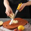 Stainless steel fruit cheese grater Chocolate lemon rind cheese crumb grater Grater kitchen tools - Shredder-yellow