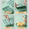 1pc; Frozen Ice Rose Mold; Food Grade Silicone Cork Block Ice Box Ice Cream Maker Household Grinder - Black - Food Grade Silicone