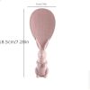 1pc Cute Rabbit Non-Stick Rice Scoop; Bunny Shape Standable Rice Scooper; Household Rice Cooker Rice Spoon; Cartoon Rice Spoon - Beige Color
