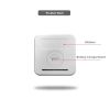 Mini Indoor Thermometer LCD Digital Temperature Room Hygrometer Gauge Sensor Humidity Meter Indoor Thermometer Temperatu - White