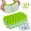 1pc Ice Tray Mold Honeycomb Silicone Ice Tray Hexagonal Ice Tray 37 Honeycomb Ice Trays - White