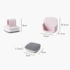 Dish Washing Sponge Wall Mount Self adhesive PP Handle Scrubber Kitchen Dishwasher Tool - pink