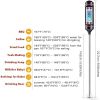 Temperature Meter Gauge Tool New Meat Thermometer Kitchen Digital Cooking Food Probe Electronic BBQ Cooking Tools - Black