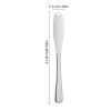 1pc; Stainless Steel Butter Knife; Cheese Cheese Knife; Butter Knife; Bread Jam Knife; For Baking Cream - Multi Color