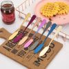 4pcs Stainless Steel Cake Scraper Baking Tool - Rose Gold