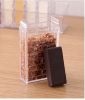 Spice Shaker Jars, Seasoning Shaker Box Set, Condiment Storage Containers Kitchen Organizer - Brown
