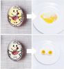 Portable Egg Timer Sensitive Hard & Soft Boiled Color Changing Indicator Tells When Eggs Are Ready For Kitchen Study Homework Sport Exercise - yellow
