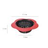 Flower Shaped Kitchen Sink Strainer Floor Drainer Bathtub Cover Drain Tub Stopper Strainers for Floor Laundry Bathroom 4.5inch Diameter - red