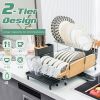 Household Kitchen Supplies Organization Dish Racks  - As pic show - Style B