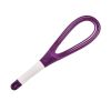 1pc Storeable And Foldable Household Multifunctional Manual Rotary Egg Beater - Red