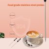 Temperature Meter Gauge Tool New Meat Thermometer Kitchen Digital Cooking Food Probe Electronic BBQ Cooking Tools - Black