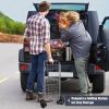 Jumbo Basket Folding Shopping Cart With Swiveling Wheels And Dual Storage Baskets - Silver - Kitchen Tools
