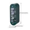 1 Piece Spice Box Organizer; Wall Mounted Seasoning Box; Adhesive Seasoning Storage Box; Kitchen Storage Box - White