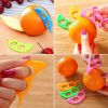 5pcs; Random Color Food Grade Steel Rocker; Orange Opener; Orange Peel Essential Tools - 5pcs Random Color