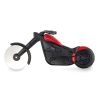 1pc Motorcycle Pizza Cutter; Stainless Steel Wheel Blade; Kitchen Gadget Present With Stand - Plastic