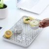 1pc Double Layer Drainer Tray; Dish Drying Rack; Cup Storage Tray; Fruit Vegetable Water Drain Rack; Kitchen Gadgets - Small