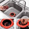 Flower Shaped Kitchen Sink Strainer Floor Drainer Bathtub Cover Drain Tub Stopper Strainers for Floor Laundry Bathroom 4.5inch Diameter - blue