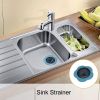 Flower Shaped Kitchen Sink Strainer Floor Drainer Bathtub Cover Drain Tub Stopper Strainers for Floor Laundry Bathroom 4.5inch Diameter - blue